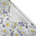 thumbnail image 4 of Ambesonne Floral Window Valance, Blossoming Wild Flowers, 54" X 18", White Yellow Purple, 4 of 5