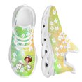 thumbnail image 1 of Zapatillas de malla con estampado de dientes y enfermera para mujer, transpirables, antideslizantes, con plataforma, informales, para tenis, 1 of 6