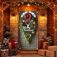 thumbnail image 6 of Christmas Door Cover, 35"x71" Xmas Hanging Banner Holiday Backdrop, Merry Christmas Background for Home Holiday Decor, H, 6 of 6