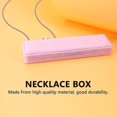 thumbnail image 4 of Velvet Presentation Gift Jewellery Ring Necklace Box Case (d, Pink), 4 of 5