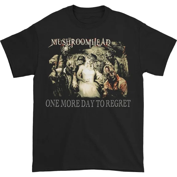 VINTAGE Mushroomhead Band One More Day To Regret Cotton Black Full Size Shirt