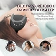 thumbnail image 5 of Household Pendant, Ongmies Weighted Sleep 3D for Sleep Best Sleep for Women Men for Travel Meditation Airplane Memory Foam Adjustable Strap Bl, Black, 5 of 9