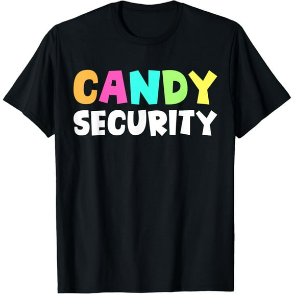 Funny Candy Security Halloween Costume T-Shirt