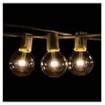 thumbnail image 3 of LED Outdoor String Lights 50ft G40 Globe - White Wire, Clear Bulbs - Patio Deck Decor, 3 of 7