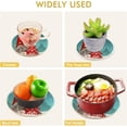 thumbnail image 5 of Christmas 2 Pack Pot Holders Trivets, Heat Resistant Hot Pads for Kitchen Table Decoration Trivets for Hot Dishes/Pot/Bowl/Teapot/Kitchen Hot Pads Trivets, 7" + 9.45", 5 of 7