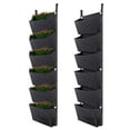 thumbnail image 1 of Bolsas de cultivo Bolsas colgantes para plantar con 6 bolsillos, macetas verticales para jardinería, Tomshoo  Negro, 1 of 7