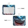 thumbnail image 2 of Kdxio Cartoon Cute Shark Card Badge Holder Work Badge Sleeve for Office, School, Factory, ID Credit Cards, Driver Licenses and Passes, 2 of 7