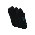 thumbnail image 4 of Hanes Mens No-Show Socks Value Pack, 3-Pack, Absolute Run No-Show Socks with Heel-Shield Tab, Moisture-Wicking, 4 of 8