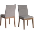 thumbnail image 1 of Manhattan Comfort Chaise d'Appoint Leroy en Gris (Lot de 2), 1 of 7