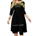 thumbnail image 1 of Teatteri 00660 Logo vestido de cuello cuadrado nuevo de talla grande elegante vestido ajustado a la cintura para mujer Teatteri00660 Teatteri66 Teatteri00660Logo, 1 of 6