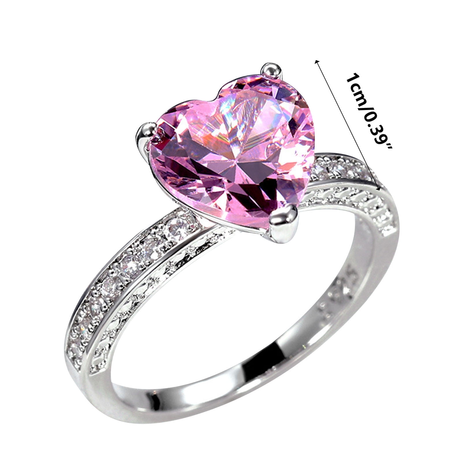 Love Collection ~pink~(通常盤) rdzdsi3 Lab Created Pink Opal And Pink Cubic Zirconia 18k Rose Gold