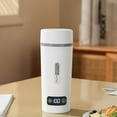 thumbnail image 4 of Herrnalise Travel Electric Kettle Portable Mini Tea Coffee Kettle Water Boiler,Water Heater with 4 Temperature Control,Stainless Steel with Auto Shut-Off & Boil Dry Protection,BPA-Free (White), 4 of 9