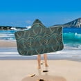 thumbnail image 5 of Toddler Hooded Beach Towel 24x50 Kids Bath Towels Soft Quick Dry for Swim Pool Boys Girls Modern Luxury Pattern, 5 of 7