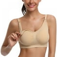 thumbnail image 3 of Spdoo Full Bust Seamless Nursing Maternity Bras Plus Size Pregnancy Breastfeeding Bra, M-4XL, 3 of 6