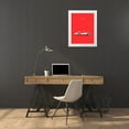 thumbnail image 3 of Rogan, Mark 19x24 White Modern Wood Framed Museum Art Print Titled - Buick Roadmaster 55 Red, 3 of 4