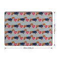 Area Rugs For Living Room Decor, Dachshund Dog Puppy No.1012 Anti Slip