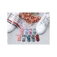 thumbnail image 4 of INSPIRE CHIC Flat Shoe Strings Irregular Color Blocks Colored Striped Shoelaces for Sneakers Sports Shoes Boots 2 Pairs White-Green 100cm/39.4", 4 of 4