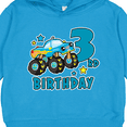 thumbnail image 3 of Inktastic 3rd Birthday Monster Truck Toddler Hoodie, 3 of 4