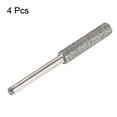 thumbnail image 3 of Unique Bargains 3/16 Inch Diamond Chainsaw Sharpener Sharpening Stone Polishing Grinding File Tool, Silver 4 Pack, 3 of 5