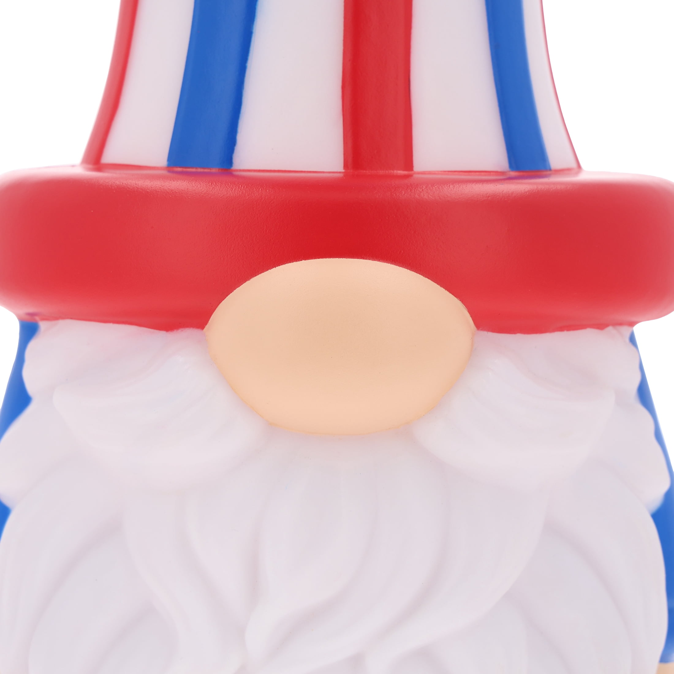Lighted Blow Mold Gnome Decoration, Red/White/Blue, 14.25", Patriotic by Way To Celebrate