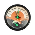 thumbnail image 4 of Medidor de humedad de temperatura analógica de cuadro de es 0-100 % para Geckos Bird Indoor Naranja, 4 of 8