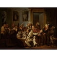 thumbnail image 2 of Aleksander Orłowski 18x14 Gold Ornate Wood Frame and Double Matted Museum Art Print Titled - Banquet at Radziwiłł's, 2 of 4
