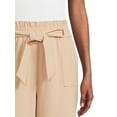 thumbnail image 5 of Nine.Eight Women’s Cropped Paper Bag Waist Pants, 5 of 5