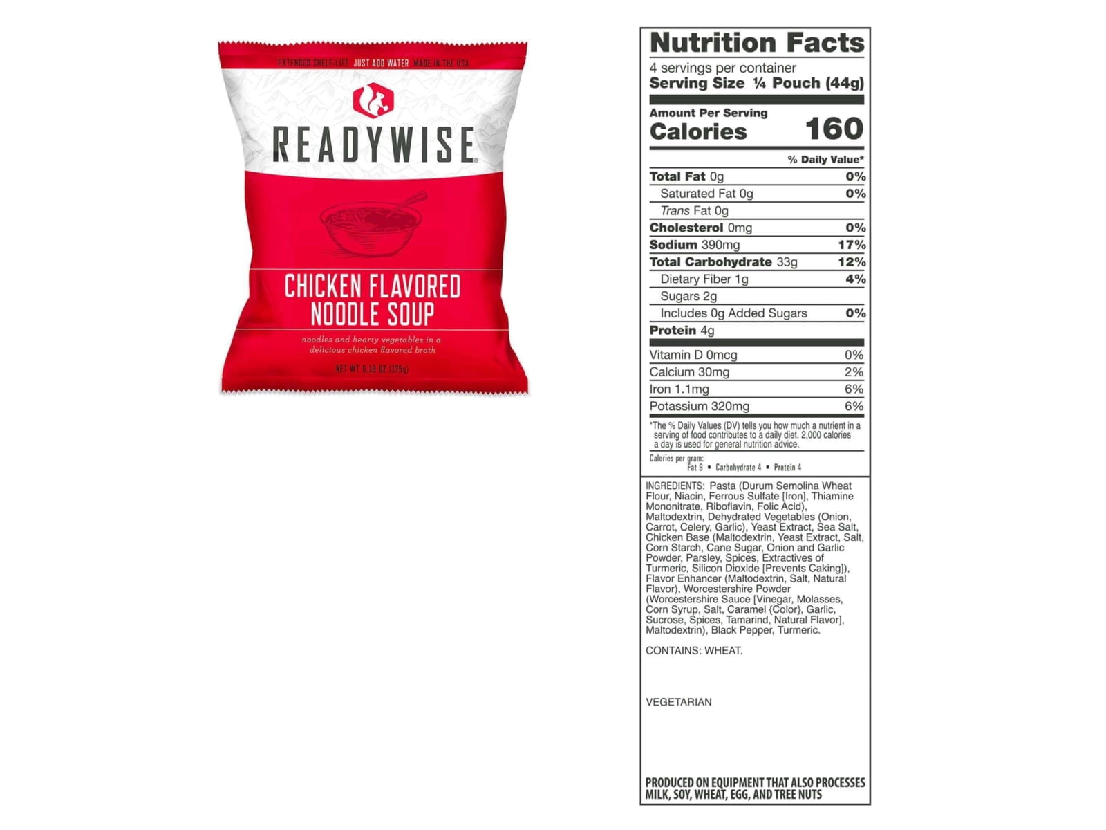 ReadyWise Package Of Long Term Emergency Food Supply, 240 Servings