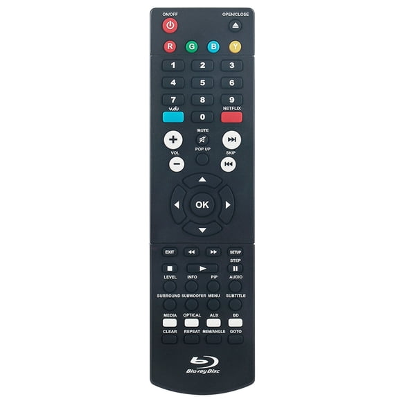 New Replace Remote Control for RCA Blu-Ray Player RTB10220 RTB10223 RMT-RTB10223