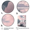 thumbnail image 3 of Designart "Minimalistic Pink Glacier View" Landscape & Nature Wall Decor, 3 of 5