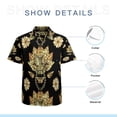 thumbnail image 7 of High Quality Hawaiian Shirts for Men Short Sleeve Aloha Beach Shirt Floral Summer Casual Button Down Shirts Blouses 2JLZ8O, 7 of 7