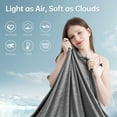 thumbnail image 3 of Aship Cooling Blanket Twin, Q-MAX>0.5 Arc-Chill Cooling Technology Soft Breathable Double-Sided Summer Blankets for Beds - Black 59"x 79", 3 of 7