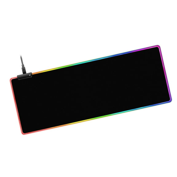LED Gaming Mouse Pad Large Desk Mat Mousepad LED Easy Nonslip Rubber Base Extended Light Computer Office Mousepad
