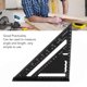 thumbnail image 3 of Regla Triangular, Escuadra De Carpintero De 7 Pulgadas, Superficie Lisa, aleación De Aluminio, Buena Dureza Para Medir, 3 of 7