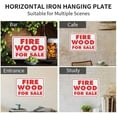 thumbnail image 3 of Fire Wood For Sale Sign 8 X 12 Inches Rust Free Aluminum - Uv Protected, Waterproof, Weatherproof And Fade Resistant - 4 Pre-Drilled Holes, 3 of 6
