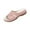 Pink, variant on Sandals For Women Wedge Thick Heel Open Toe Slip-on Peep Toe Slides Slippers Women's Trendy Casual Outdoor Shoes for Beach Fashion 5.5