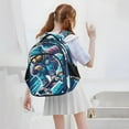 thumbnail image 6 of ALAZA Skater Bear School Backpack Elementary Bag Bookbag Travel Rucksack, 6 of 6