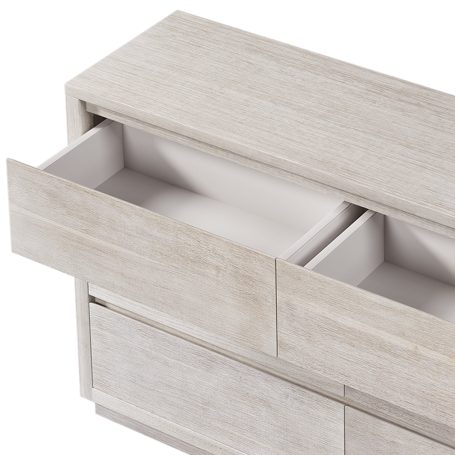 Kadyn 6-Drawer Dresser, Modern Farmhouse Dresser with Drawer, Soild Wood Double Dresser for Bedroom, Stone Gray Kadyn 6-Drawer Dresser, Modern Farmhouse Dresser with Drawer, Soild Wood Double Dresser for Bedroom, Stone Gray