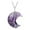 E, variant on Necklaces for Women Men 2026 Fashion Colorful Wire Wrapped Resin Moon Pendant Necklace Jewelry Gift