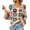 White, variant on Crochet Tops for Women Spring Summer Boho Floral Shirts Coverups 2026 Summer Fall Outfits for Women(White,L)