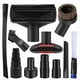 thumbnail image 1 of Kit de Accesorios Universales para Aspiradora, 11 Uds., Adaptador de Manguera de Plástico para Aspiradora en Seco y Húmedo, Accesorios para Aspiradoras de 1-1/4 Pulgadas, 1 of 5