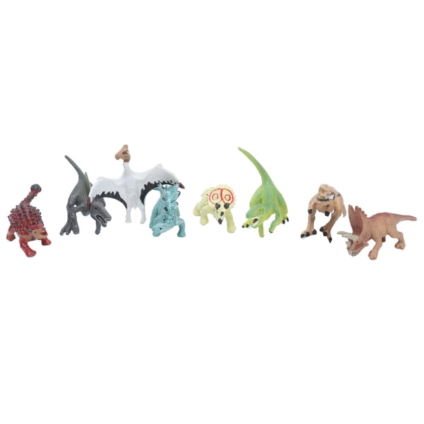 Regalo de modelo de dinosaurio, juego de modelo de dinosaurio de 8 piezas, modelo de dinosaurio de juguete para niños, modelo de dinosaurio de clase, características principales