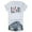 White, variant on LYXSSBYX Plus Size Womens Shirts Clearance Women's Baseball Sport Printed T-Shirt with Round Neck and Short Sleeved Top