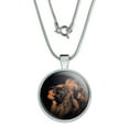 thumbnail image 1 of Lion Wearing Headphones Music 1" Pendant with Sterling Silver Plated Chain, 1 of 4