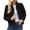 Black(Womens Outerwear), variant on Jackets for Women Faux Suede Button Down Collared Structured Shoulders Shacket with Pockets Casual Fall Coats