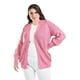 thumbnail image 1 of Cárdigan de punto Roman Fashion Rosa Talla Extra 40, 1 of 6