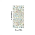 thumbnail image 2 of Window Protective Film, Stained Glass Window Film Non-Adhesive Static Cling Rainbow Daisy Glass Window Film Window Stickers, 17.71 x 39.37 Inches, 16.92 x 78.74 Inches, 2 of 9