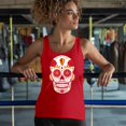 thumbnail image 4 of Kansas City Sugar Skull Women's Tank Top KC Die-Hard Football Fan Tailgating, 4 of 7