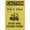 Warning Sign 1, variant on Caution Exit Only - Do Not Enter Retro Vintage Sign 8"x12" - Wall Decor Plaque for Home Bar Pub Kitchen Restaurant, Exit Only Sign