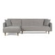 thumbnail image 2 of Sofá Cama Modular Reversible de Lino Gris Claro Modelo Baily Makora, 2 of 8